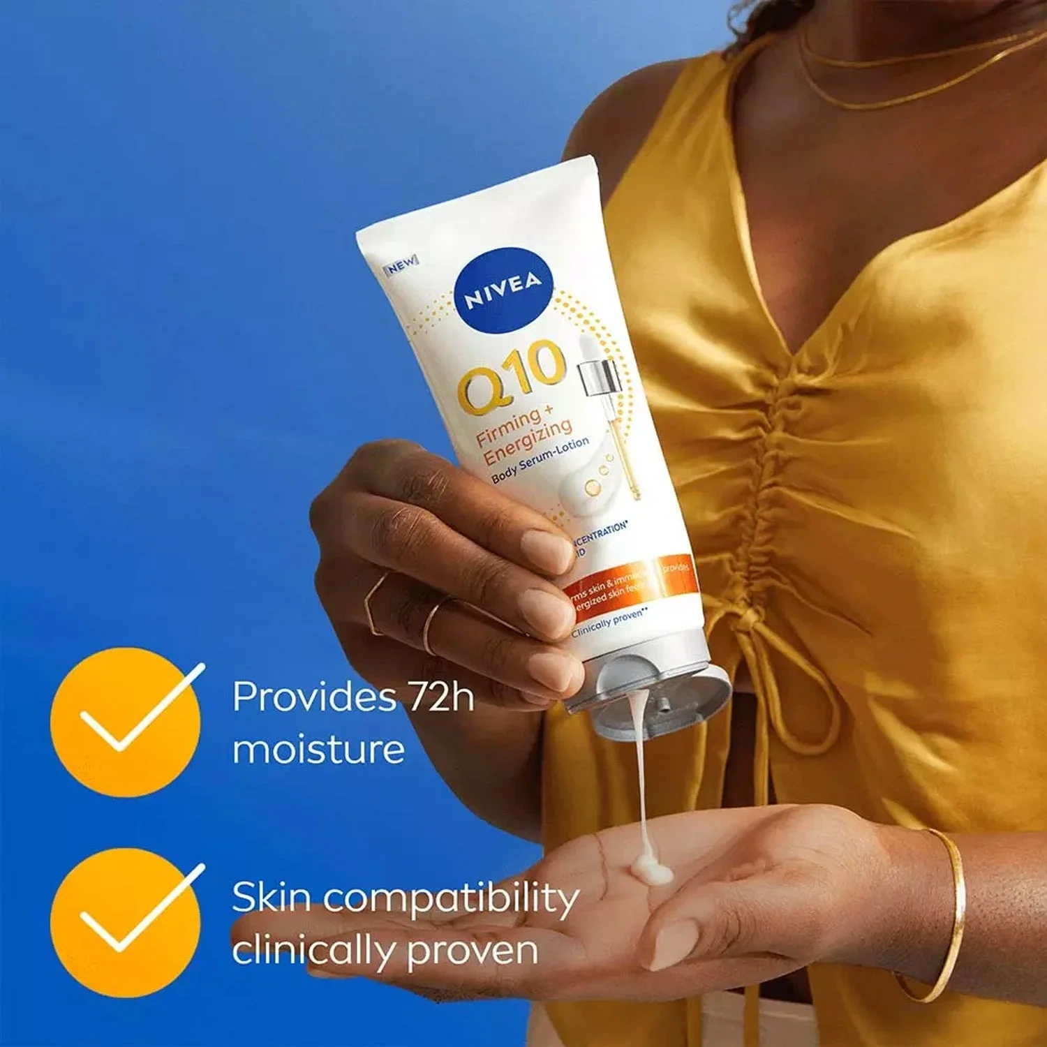 NIVEA Body Serum Lotion Q10 Firming Energizing