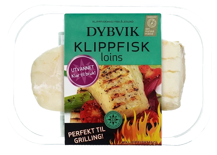 Klippfisk loins utvannet brettpakket 300g
