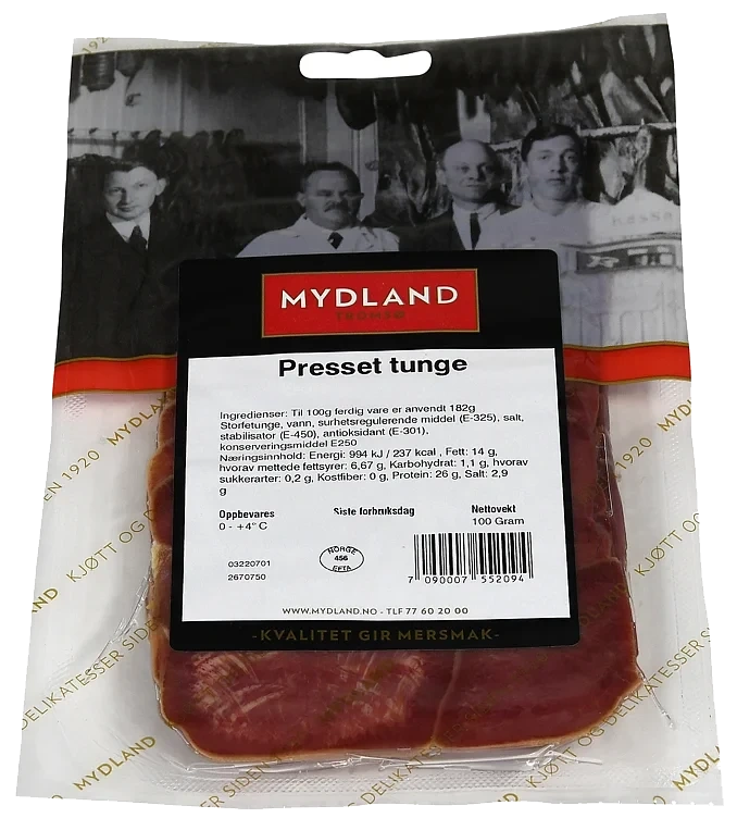 Presset Tunge 100g Mydland