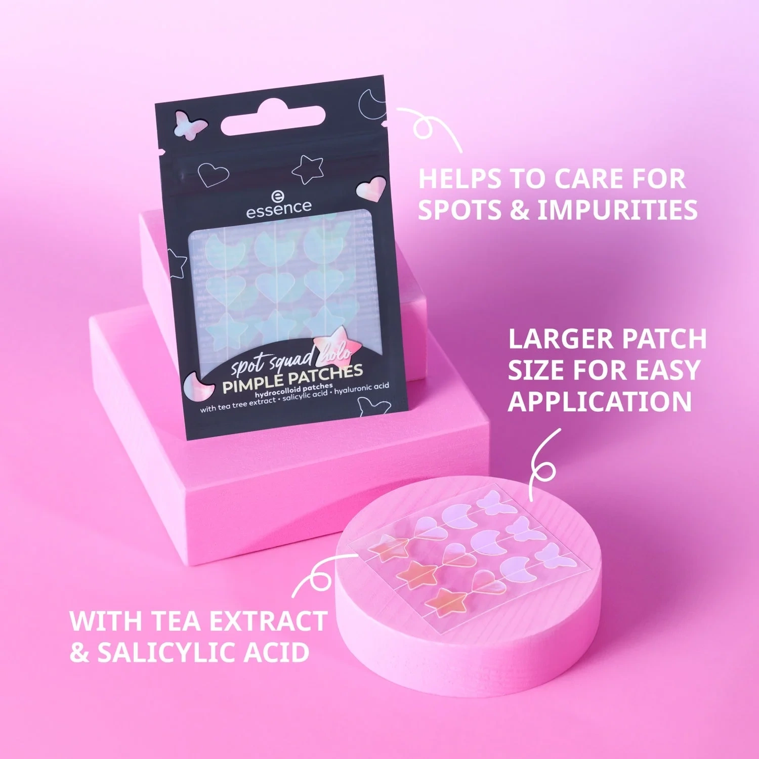 essence Spot Squad Holo Plimple Patches