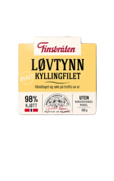 Kylling Løvtynn 100g Finsbråten