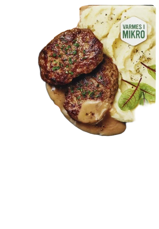 Elgkarbonader m/potetmos 440g Fersk&ferdig
