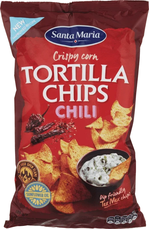 Santa Maria Tortilla Chips Chili 185g