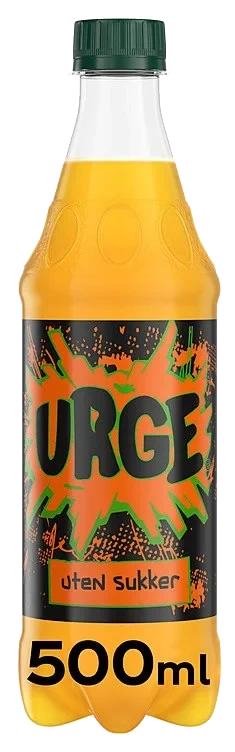Urge u/Sukker 0,5l flaske