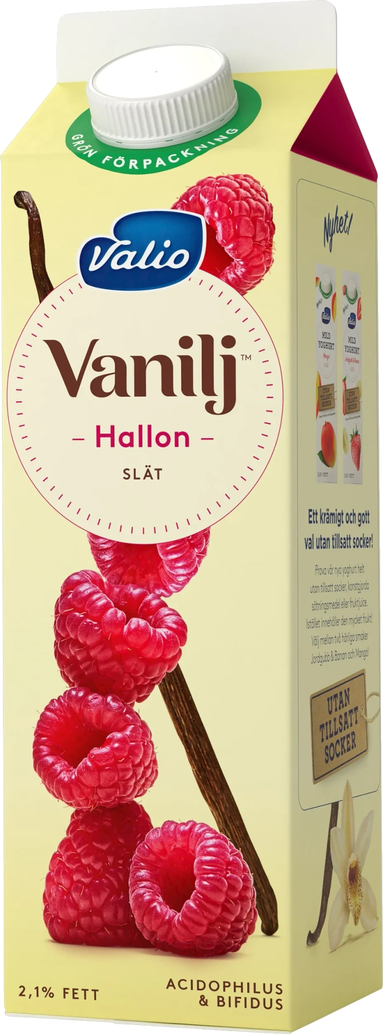 Vaniljyoghurt Hallon
