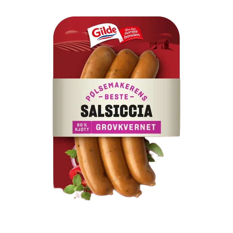 Salsicciapølse 225g Gilde