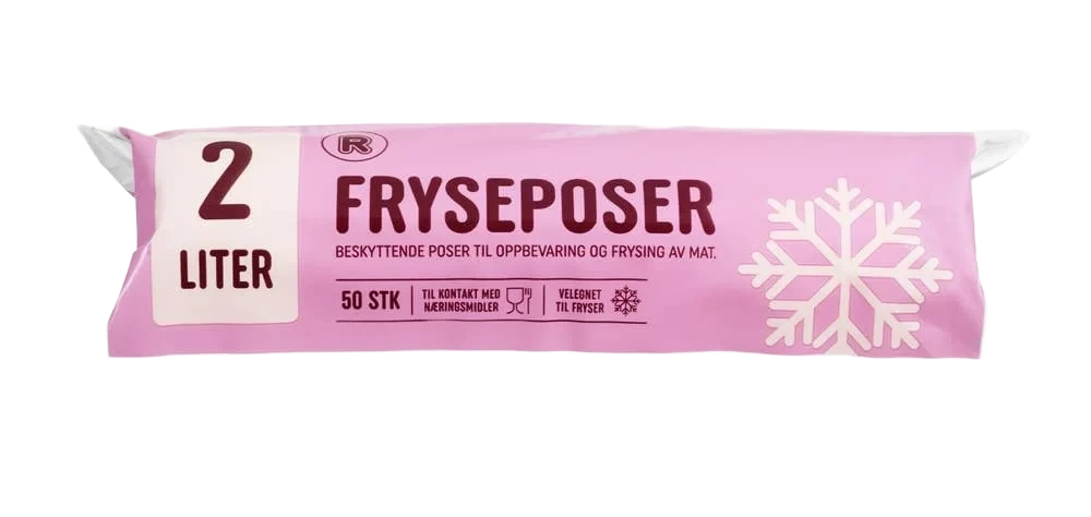 Fryseposer 2l, 50 stk