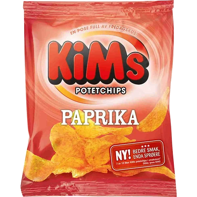 Kims potetgull paprika  30g