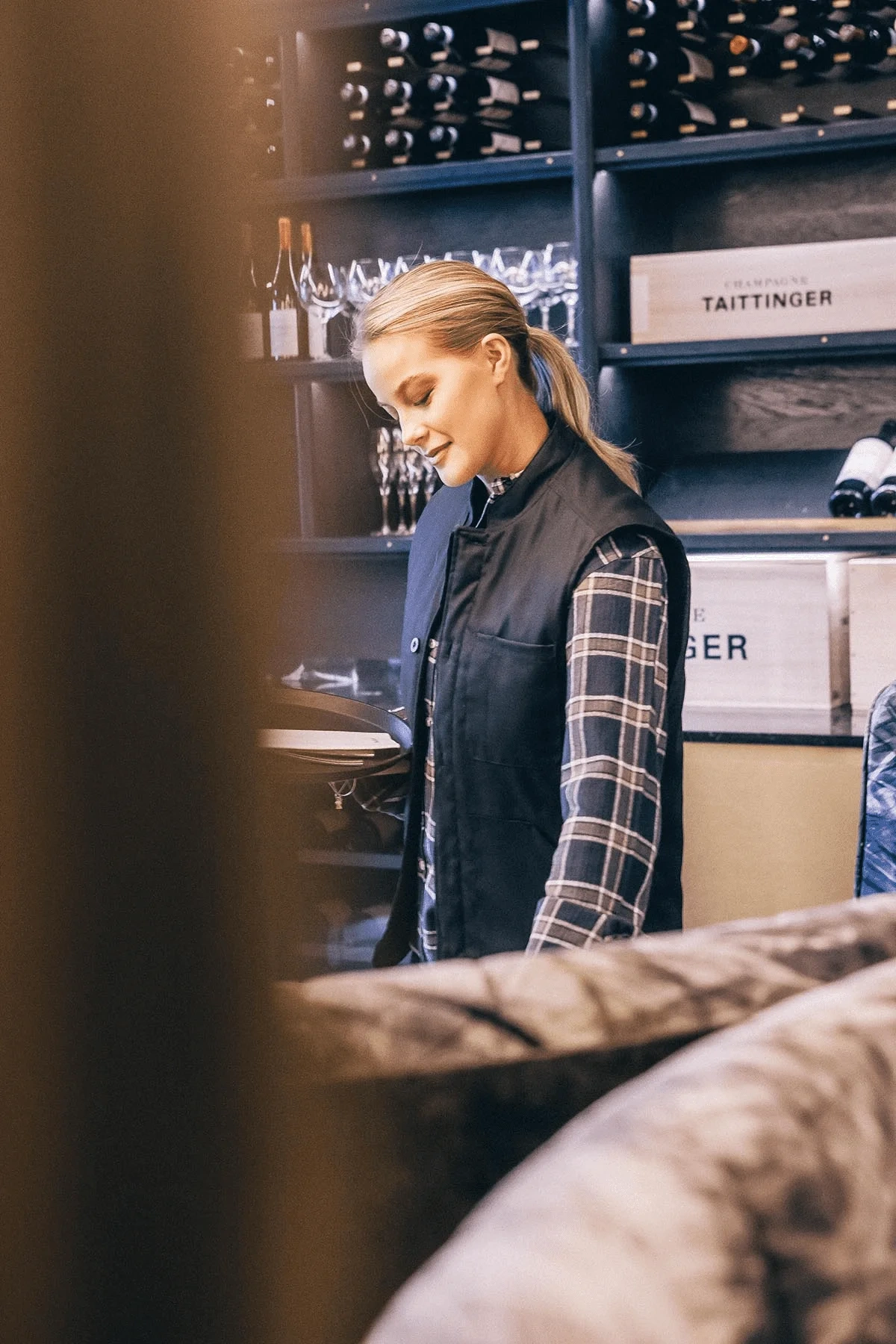 Fodrad väst unisex