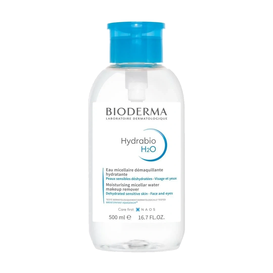 Bioderma Hydrabio H2O Micellarvann Pumpe, 500 ml