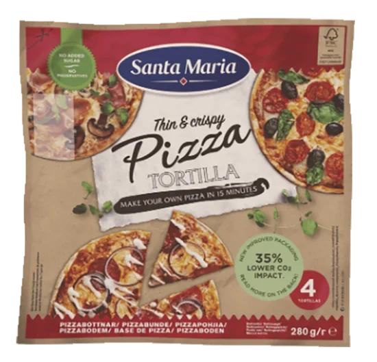 Pizza Tortilla 280g