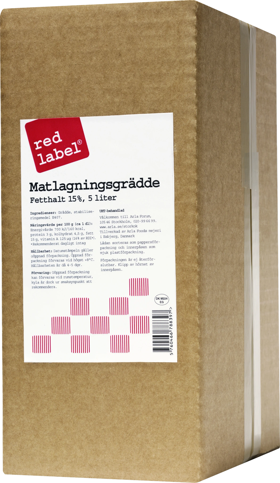 Matlagningsgrädde 15% BiB