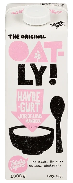 Havregurt Jordbær 1000g Oatly