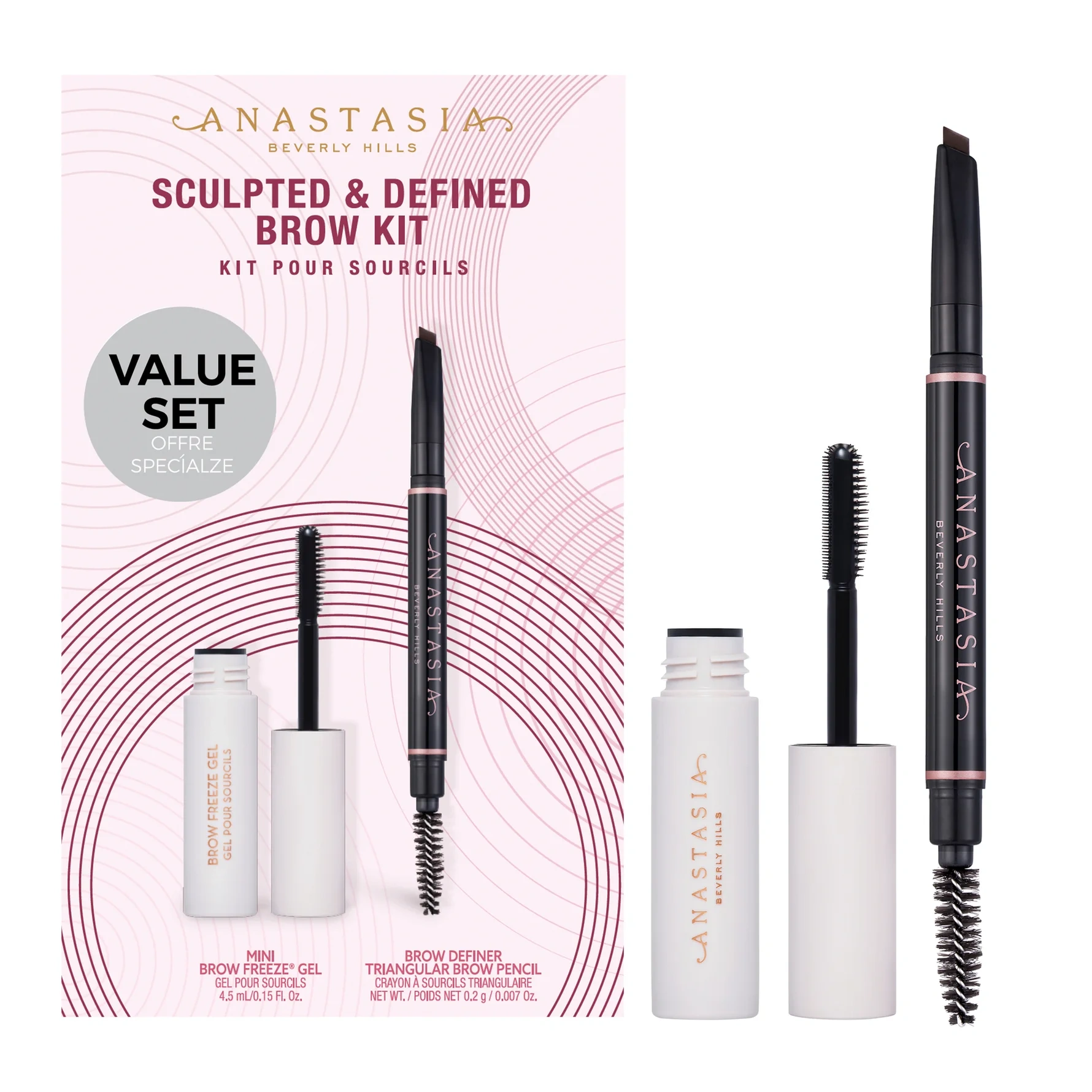 Anastasia Beverly Hills Sculpted & Defined Brow Kit Dark Brown