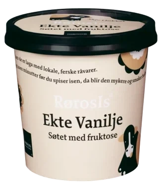 Rørosis Ekte Vanilje Søtet m Fruktose 130ml