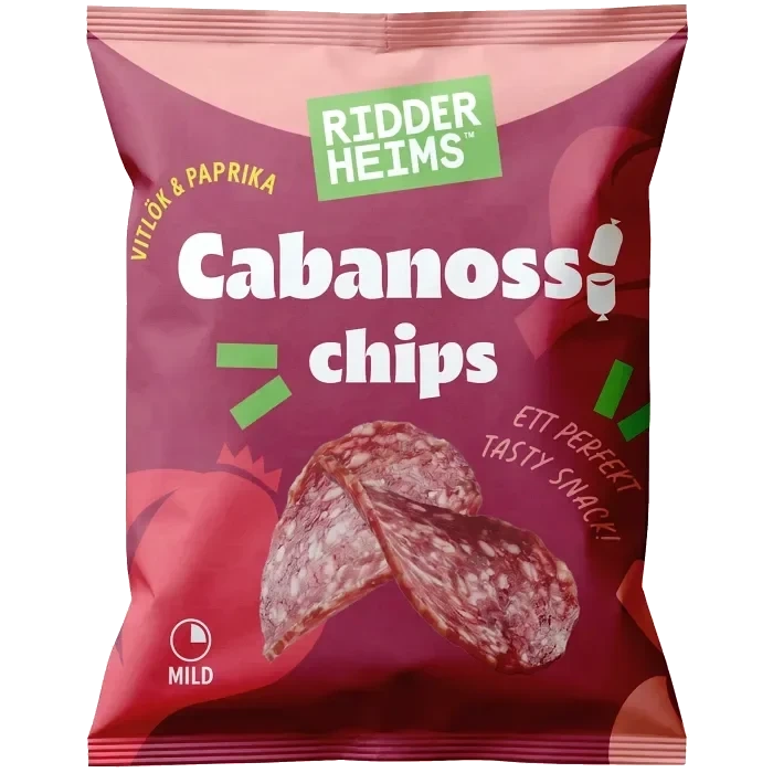 Ölkorv Cabanossi Chips 80g Ridderheims