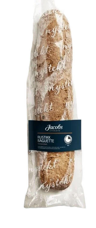 Baguette Rustikk Jacobs Utvalgte 650g