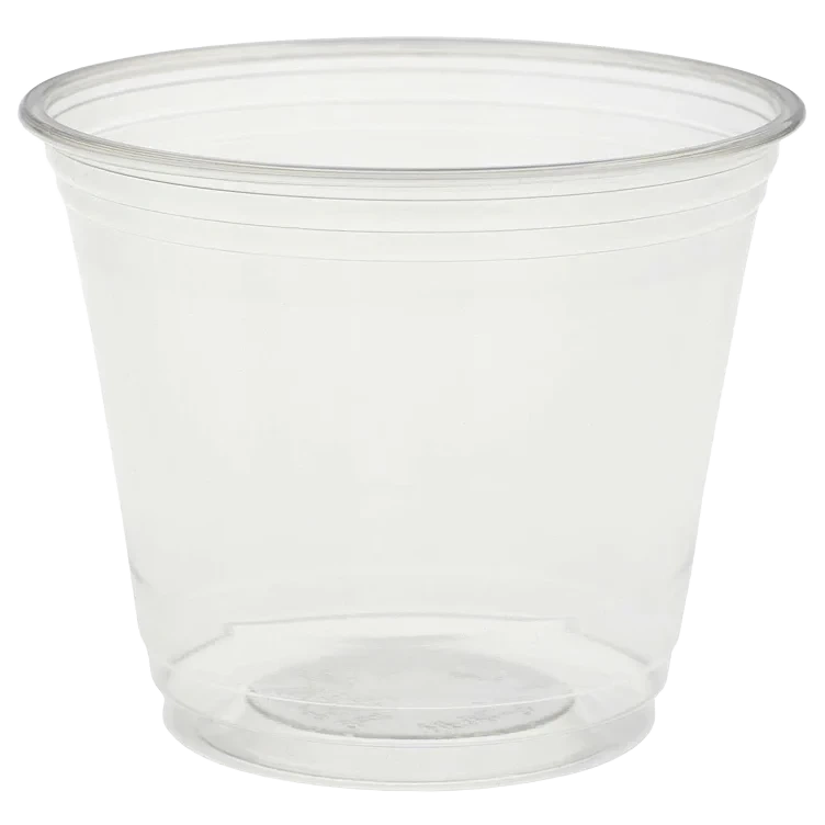 Plastglass 27cl crystal   60stk