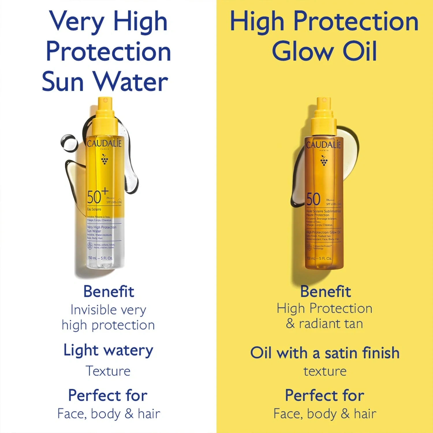 Caudalíe Vinosun High Protection Glow Oil SPF50 150 ml