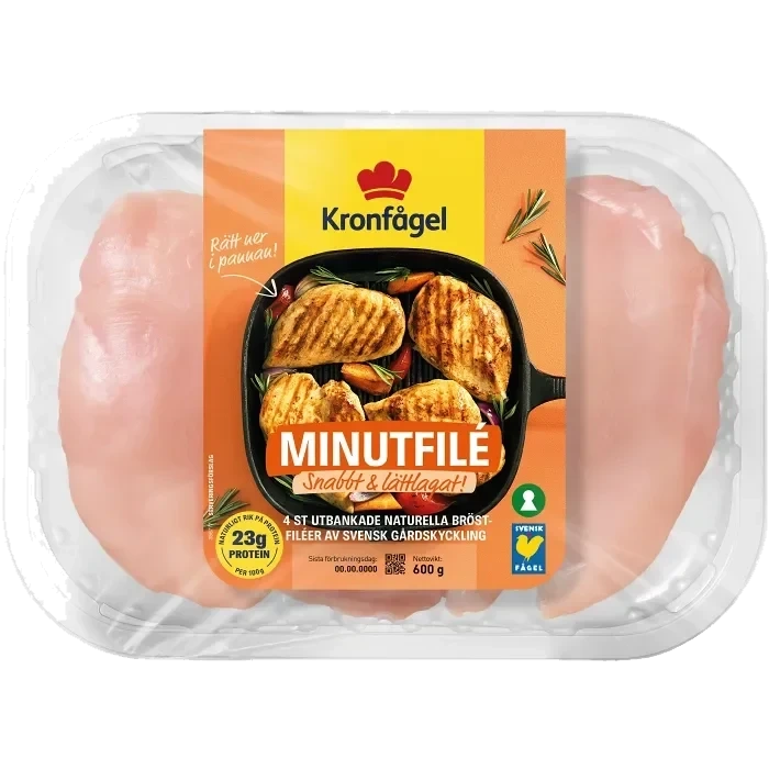 Kyckling Färsk Minutfilé 600g Kronfågel