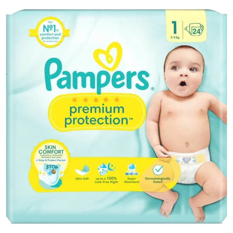 Bleier Pampers S1 Newbaby Premprot 2-5kg 24st