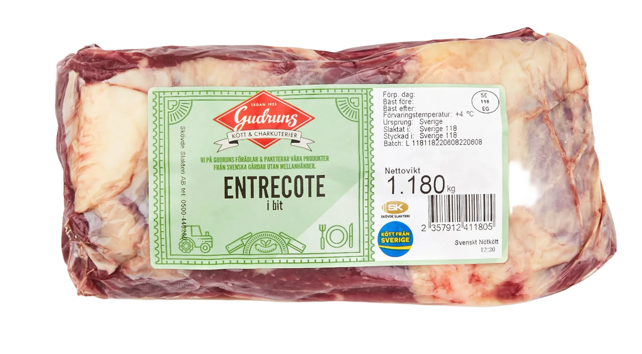 Entrecote i bit