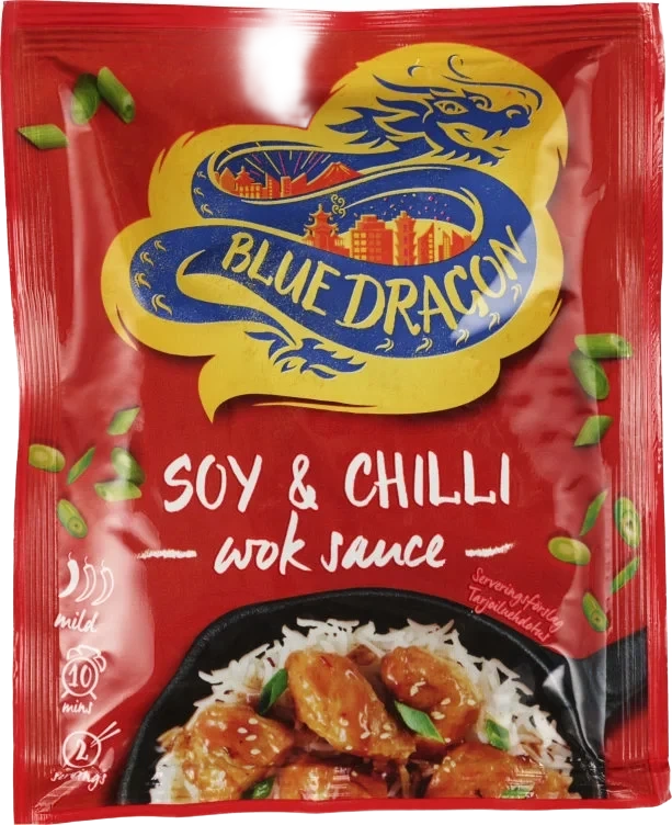 Woksaus Soya&Chilli 120g Blue Dragon
