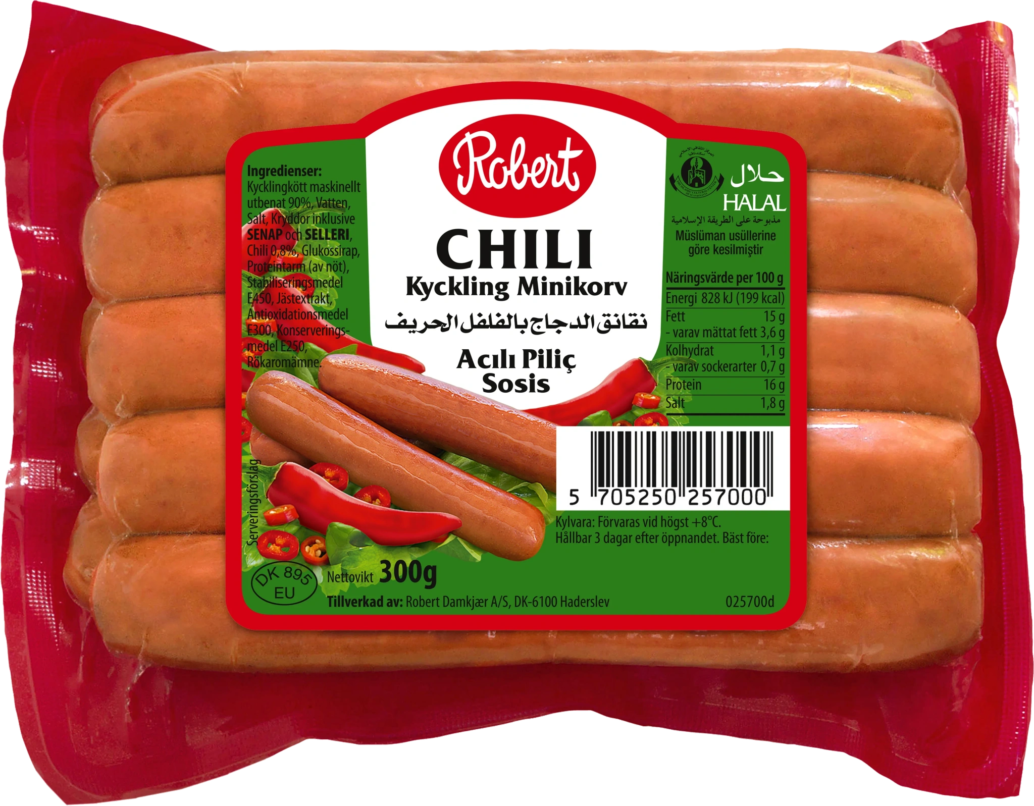 Chili kyckling Minikorv