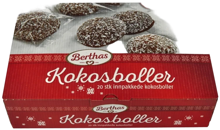 Kokosbolle 18stk 23g Berhas