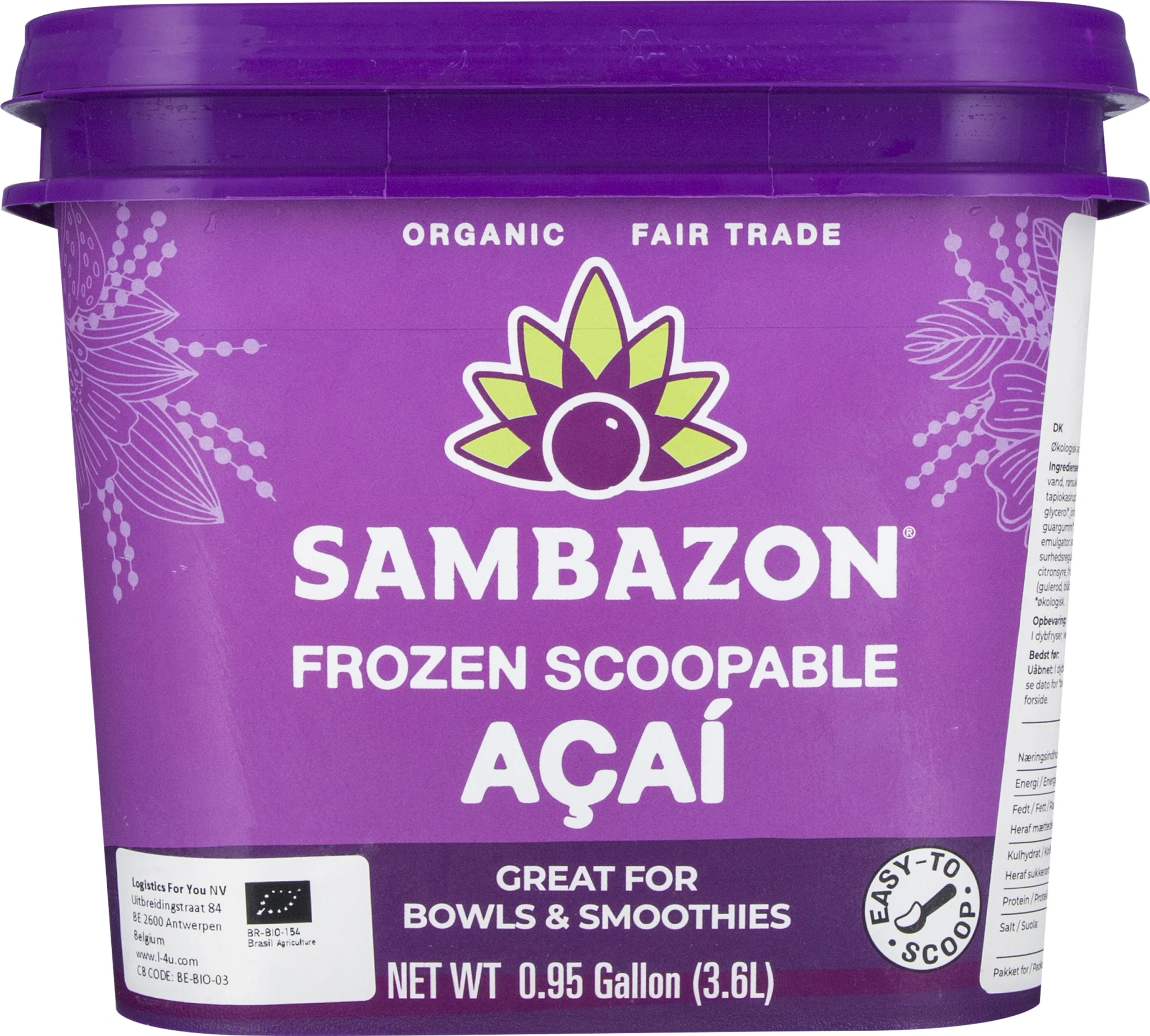 Sambazon Frozen scoopable Acai