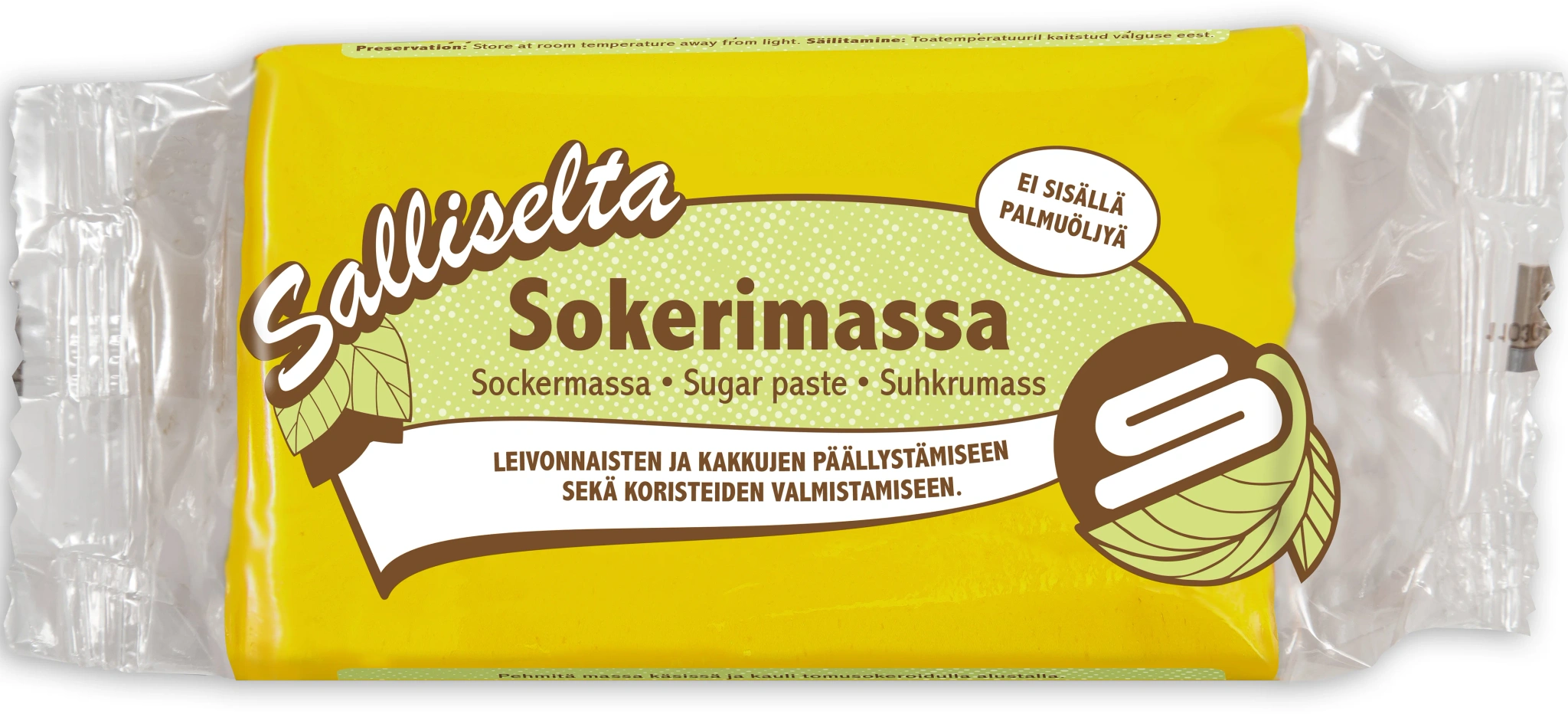 Salliselta Sockermassa gul