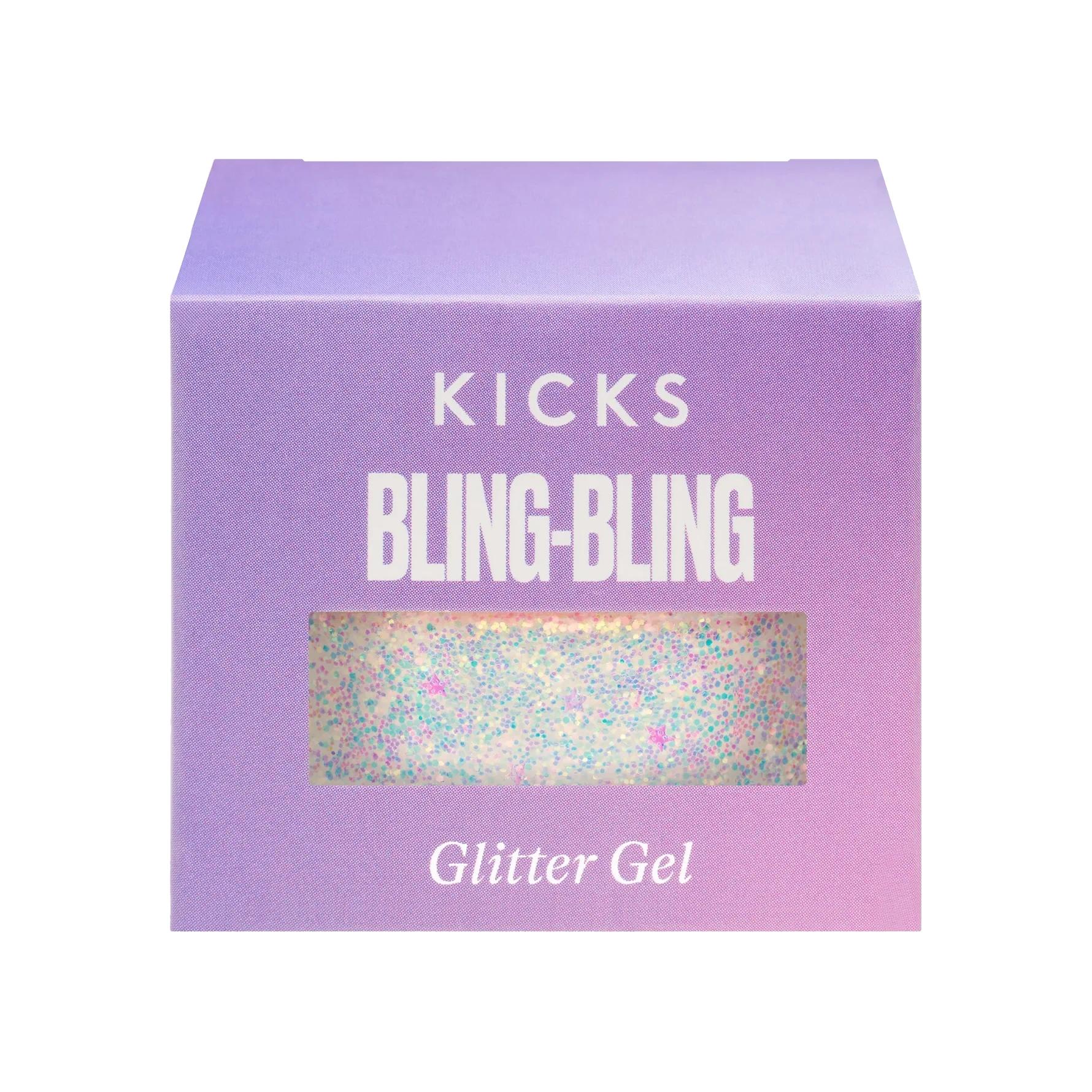 KICKS Beauty Bling-Bling Glitter Gel Silver