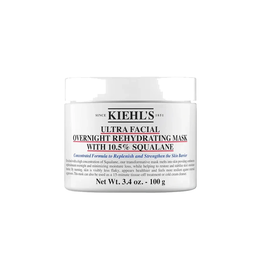 Kiehl’s Ultra Facial Overnight Rehydrating Mask with 10.5% Squalane 100 ml