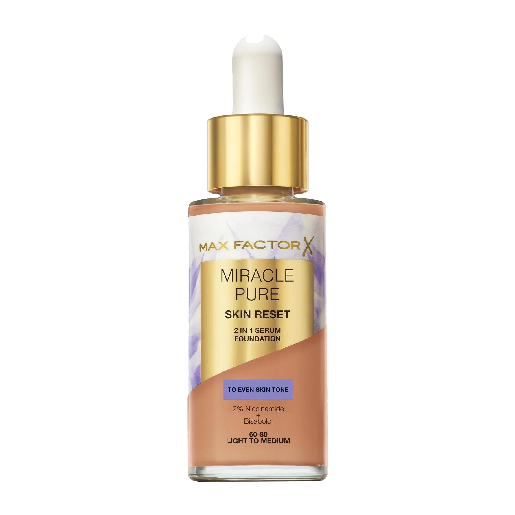 Max Factor Miracle Pure Serum Foundation 4 Light To Medium