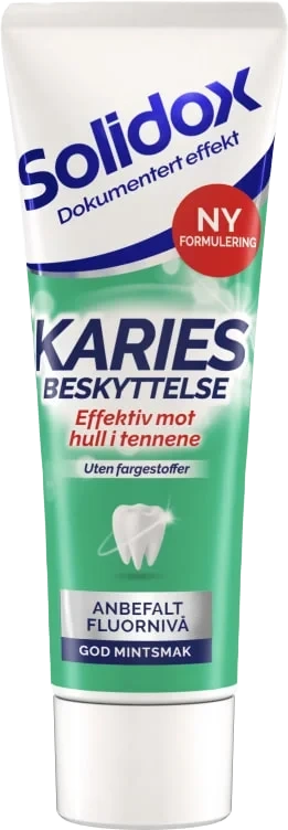 Solidox Tannkrem Kariesbeskyttelse 75ml