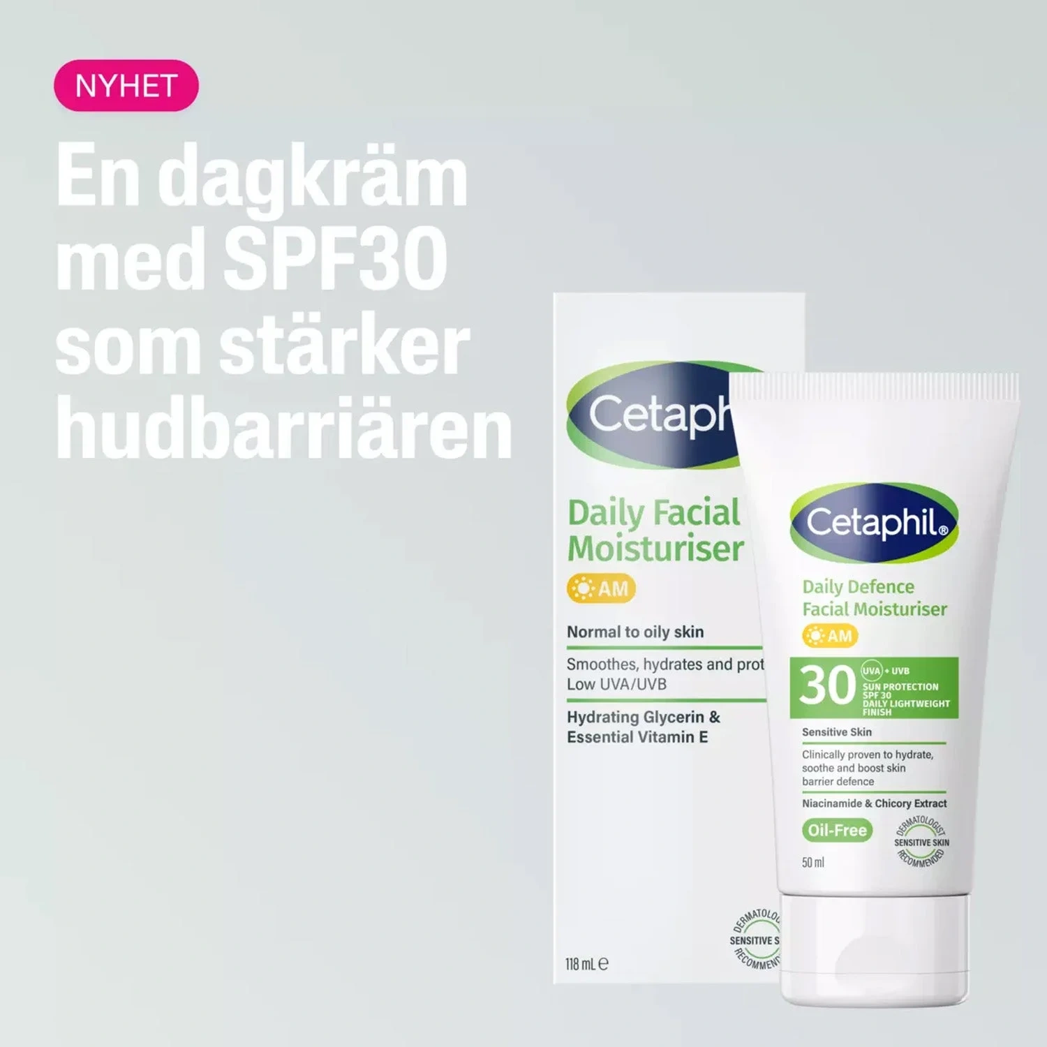 Cetaphil Daily Defence Facial Moisturiser SPF 30