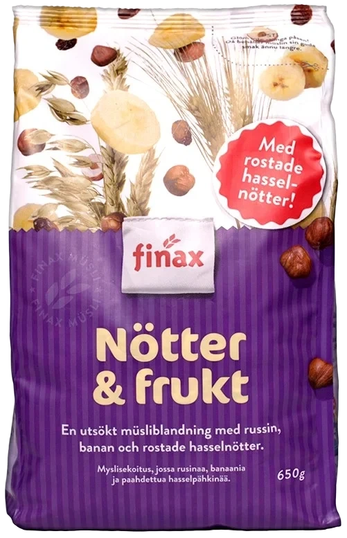 Nötter/Frukt