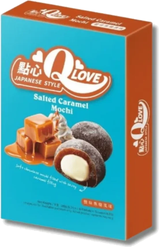 Qlove Salted Caramel Mochi 180g