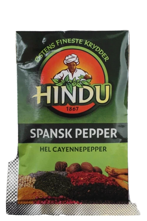 Spansk Pepper Hel Pose Hindu