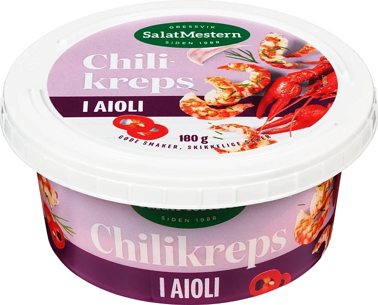 Chilikreps i aioli  180g