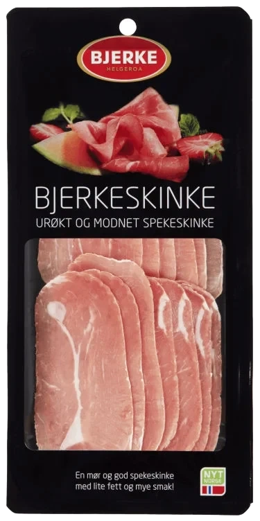 Bjerkeskinke Urøkt Speket 80g Bjerke