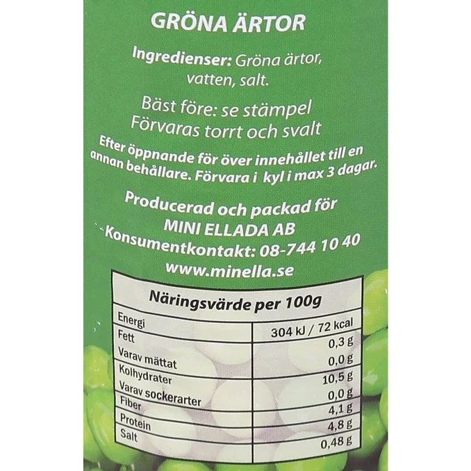 Gröna Ärtor