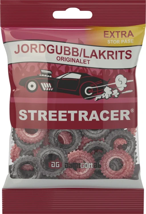 Streetracer Jordb/lakr 80g Candy P
