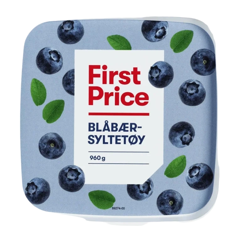 Blåbærsyltetøy 960g First Price