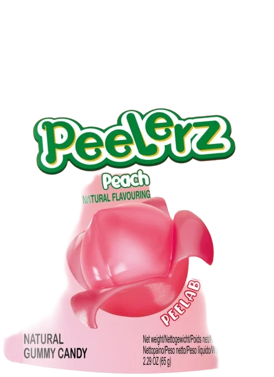 Peelerz Gummy Peach 65g Amos