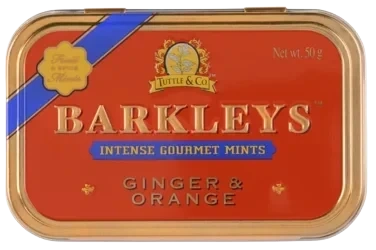 Barkleys Gourmet Mint Ginger & Orange 50g
