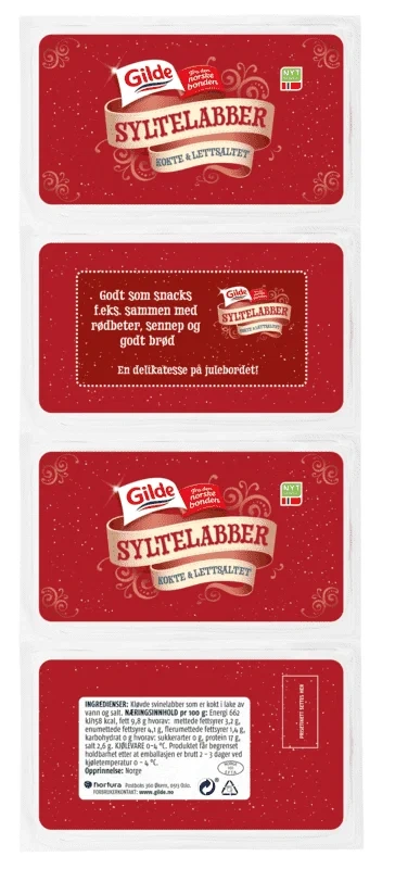 Gilde Kokte Salte Syltelabber ca 850g