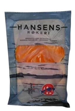 Laks Røkt skivet 100g Hansens Røkeri