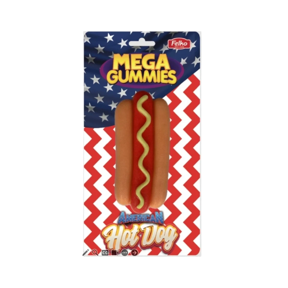 Mega Gummies American Hotdog