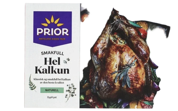 Hel kalkun 3,9-6,9 kg - fryst